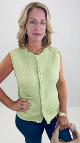 Boardroom to Brunch Vest (green)
